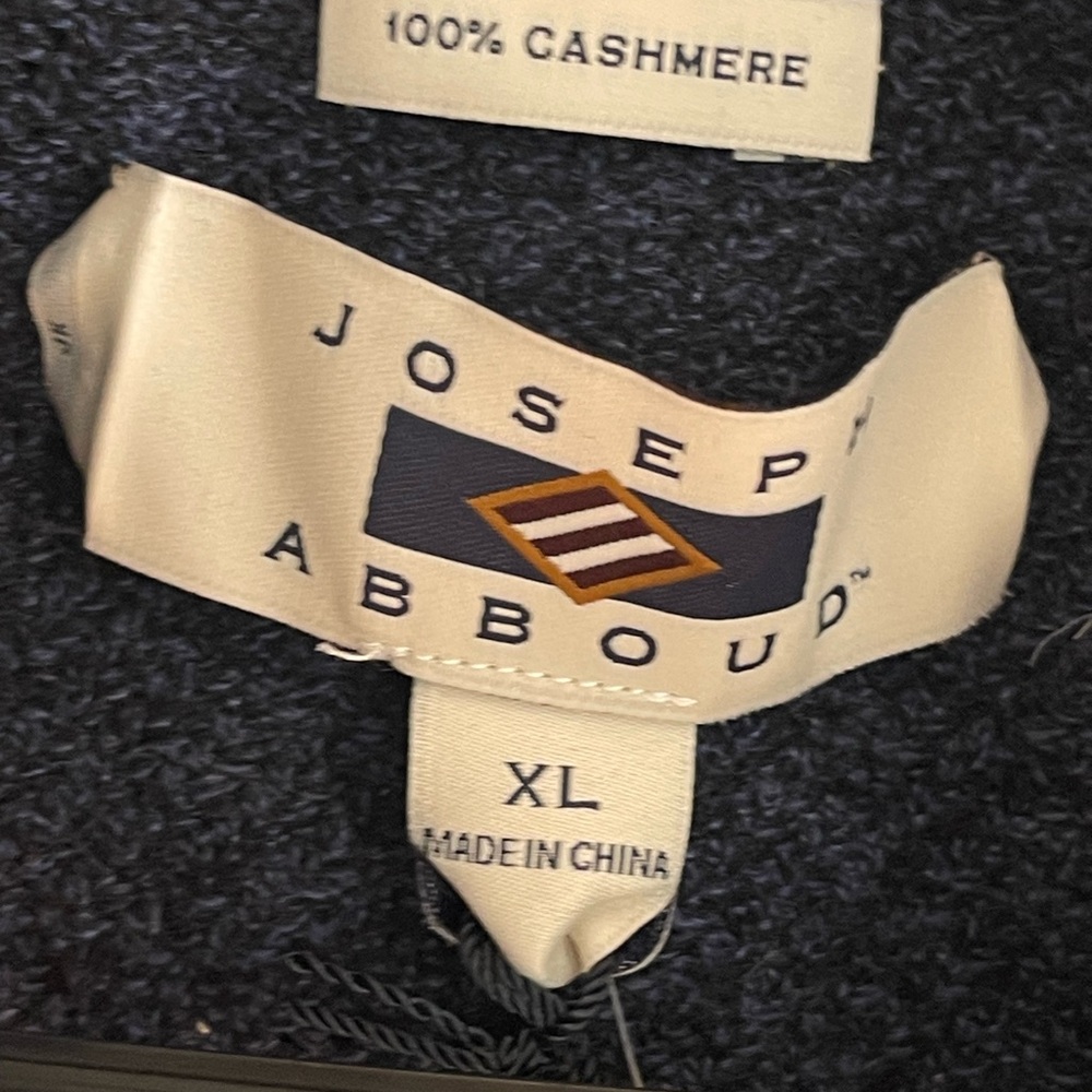 Joseph Abboud Men’s Luxury Cashmere XL - Picture 7 of 8